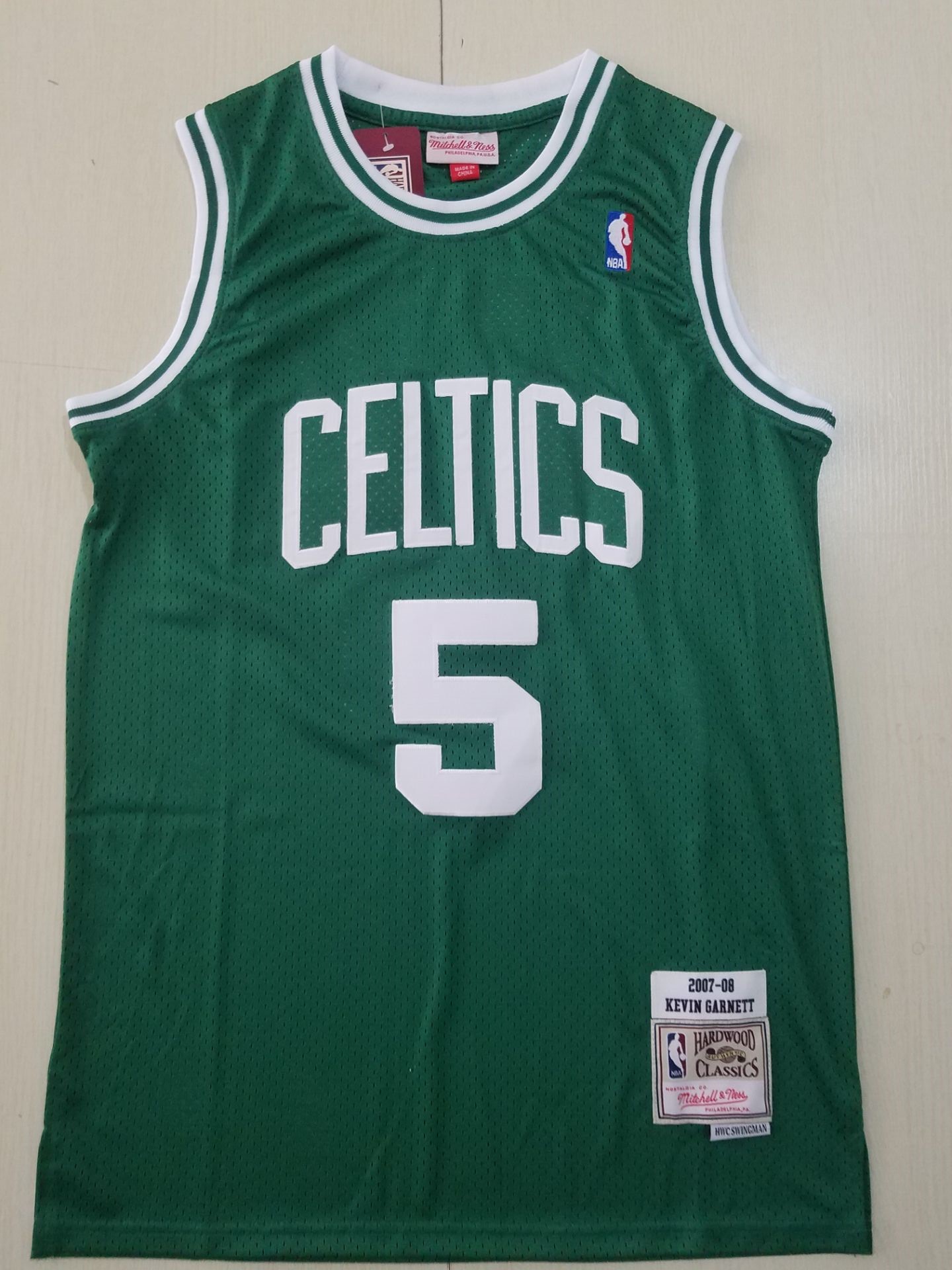 2020 Men Boston Celtics #5 Garnett green Adidas NBA Jersey->golden state warriors->NBA Jersey